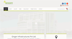 Desktop Screenshot of gingerinfra.com
